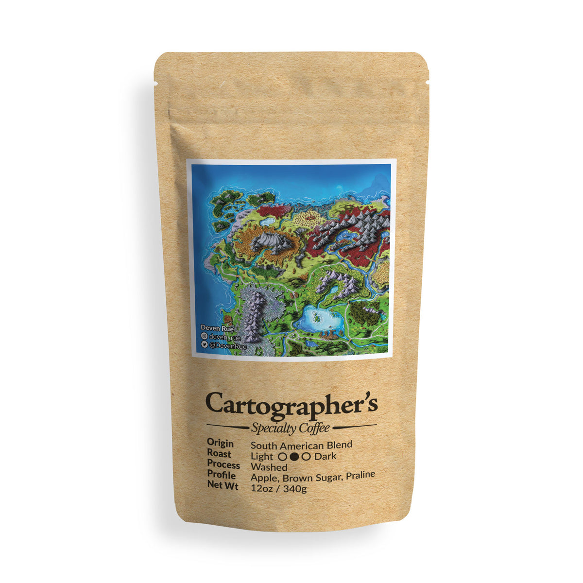Cartographer's | Deven Rue’s South America Blend – Found Familiar