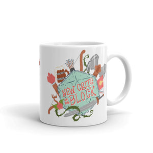 
                  
                    Load image into Gallery viewer, &amp;quot;New Crits on the Block&amp;quot; Mug by Kristy Flanigan
                  
                